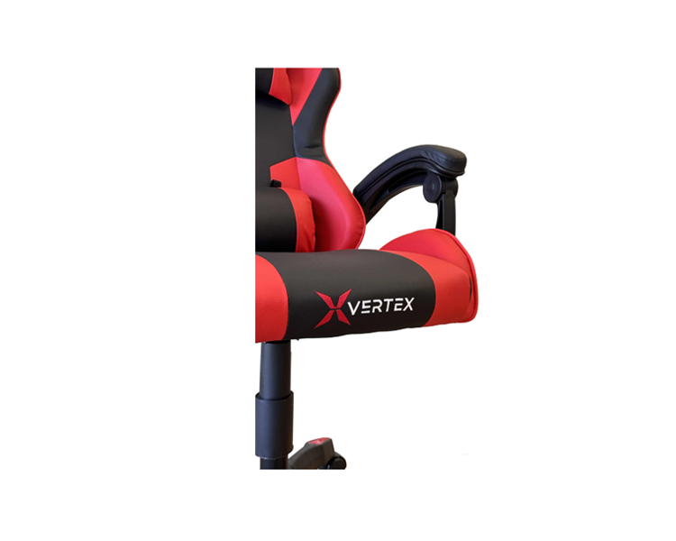 Gaming Chair: Vertex Noho Gaming Chair Black/Red PVC